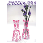 Pink pattern vase