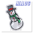 Snowman magnet